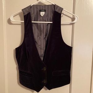 Navy JCrew vest